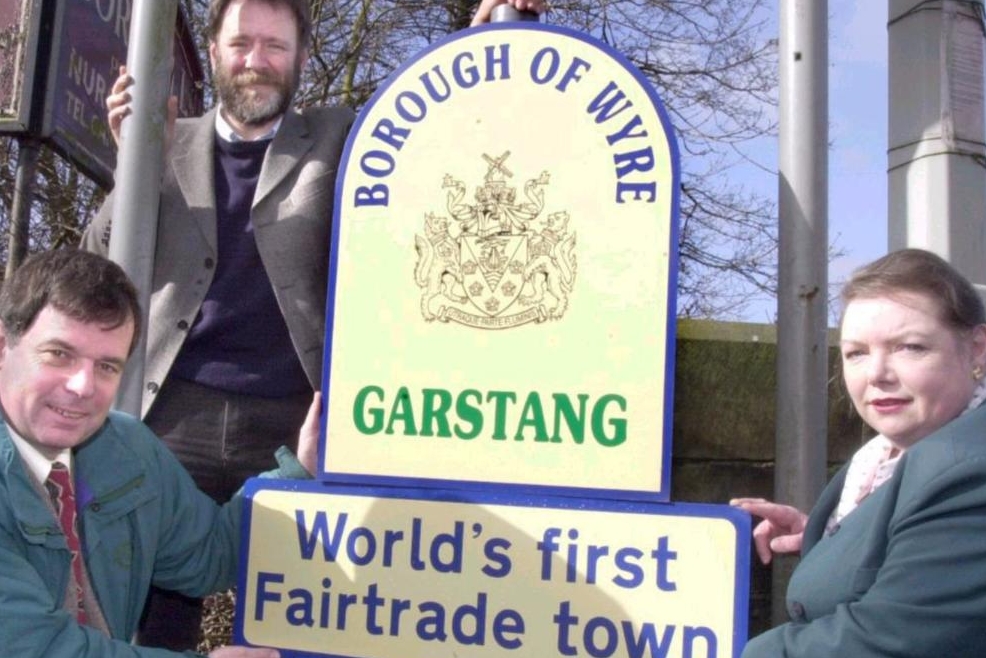  Garstang, the world's first Fair Trade Town - April 2000